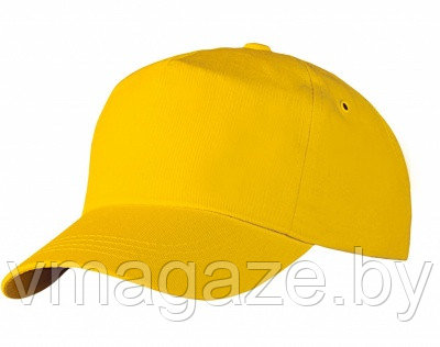 Кепи-бейсболка застёжка-пластик(цвет желтый) - фото 1 - id-p199627410