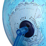 Глoбус зоогеографический (детский) "Классик Евро", диаметр 250 мм, с подсветкой от батареек, фото 2