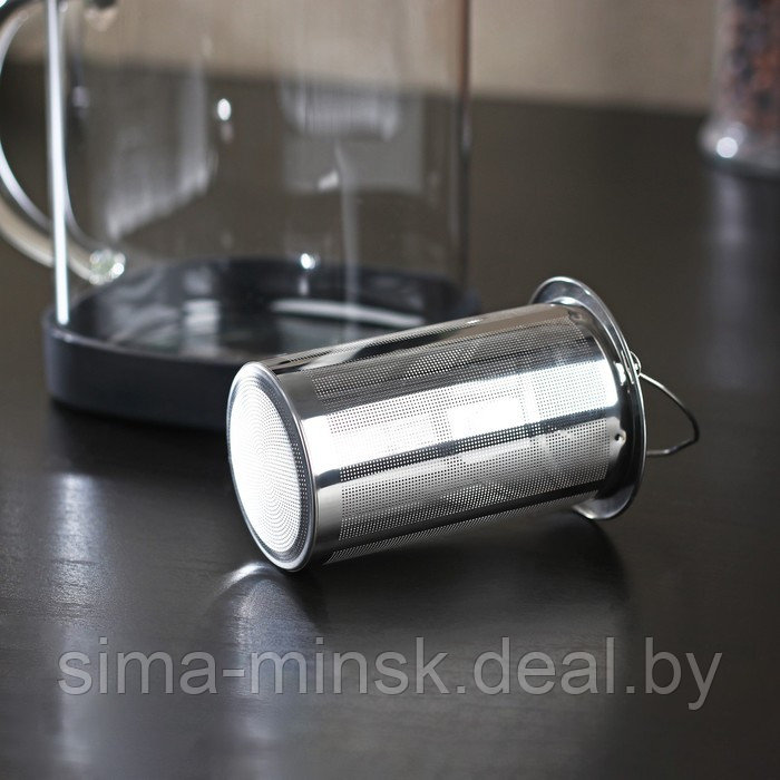 Чайник стеклянный заварочный «Хюгге», 600 мл, с металлическим ситом - фото 4 - id-p199624702