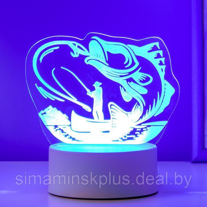 Светильник "Рыбак" LED RGB от сети 9,5х13,5х15 см - фото 4 - id-p199626615