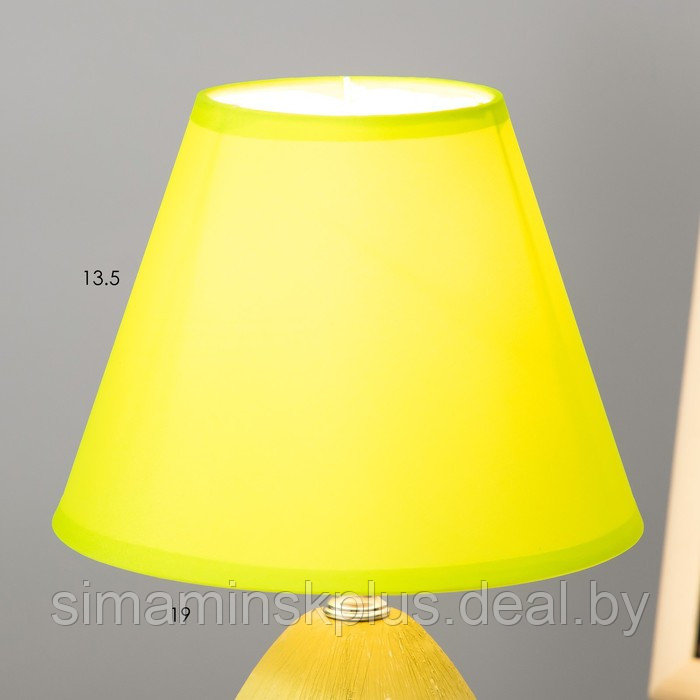 Настольная лампа "Эстель" Е14 40Вт зеленый 17х17х26 см - фото 4 - id-p199626644