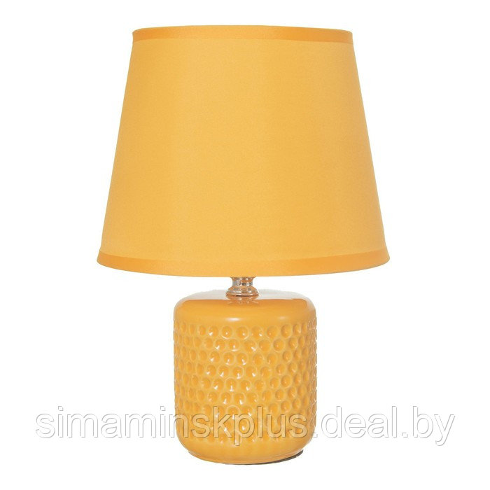 Настольная лампа "Манолия" Е14 40Вт желтый 18х18х27 см - фото 7 - id-p199626656