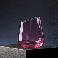 Стакан низкий Magistro «Иллюзия», 450 мл, 9,5×11,5 см, цвет розовый