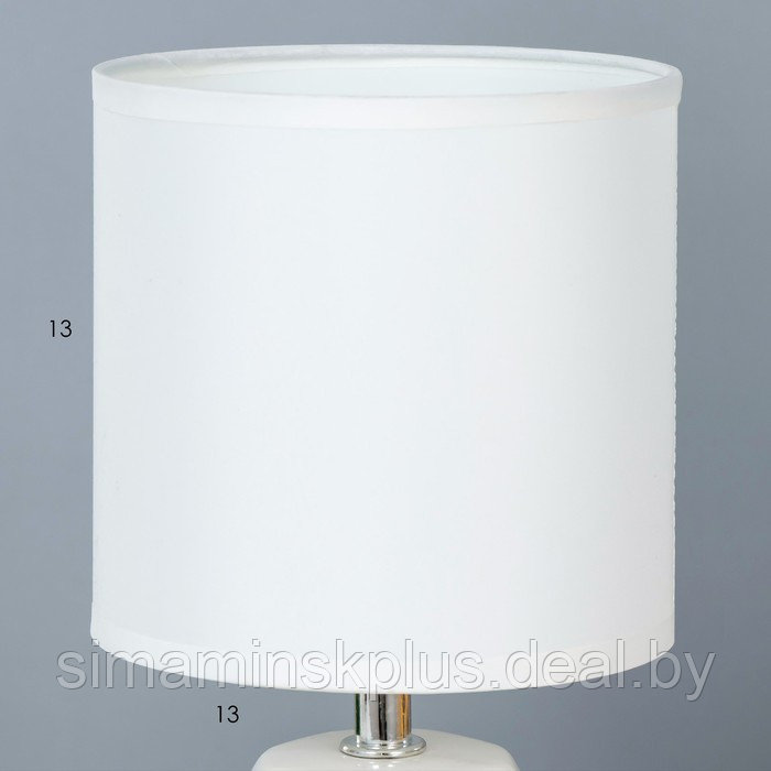 Настольная лампа "Латея" Е14 40Вт белый 13х13х28 см - фото 4 - id-p199626675
