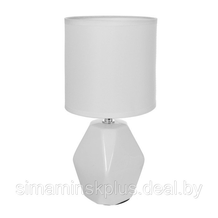 Настольная лампа "Латея" Е14 40Вт белый 13х13х28 см - фото 7 - id-p199626675