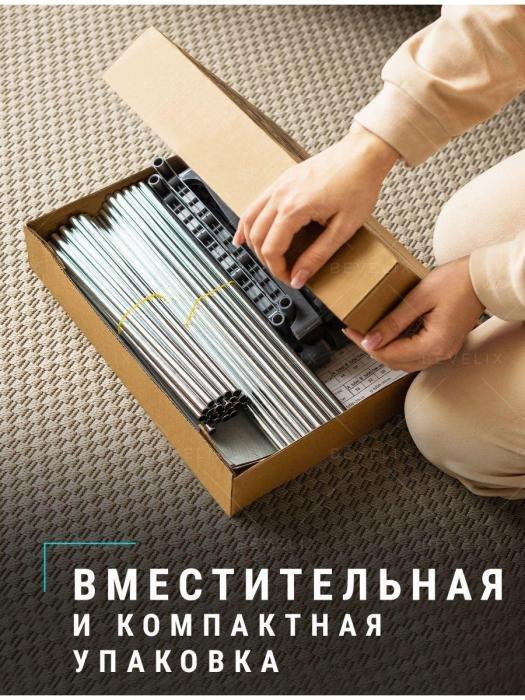 Стеллаж для игрушек и книг 8 полок трансформер Книжный шкаф открытый в детскую серый - фото 3 - id-p199627503