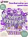 Фотозона на день рождения Гирлянда растяжка с днем рождения Воздушные шары буквы для праздника VS34, фото 5