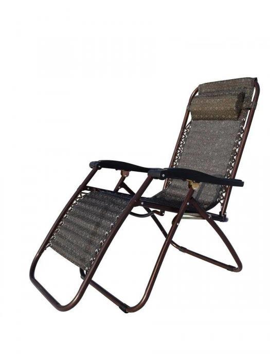 Кресло шезлонг для дачи бассейна садовый пляжный складной Лежак для пляжа кемпинга раскладной дачный - фото 4 - id-p199627514