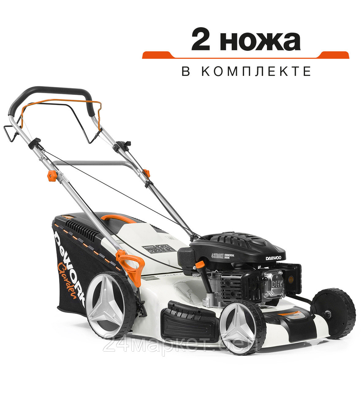 DeWORKS Газонокосилка бензиновая самоходная DeWORKS L 60SP L 60SP