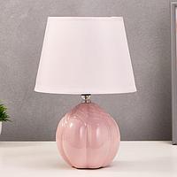 Лампа настольная "Бутон" Е14 1х40Вт светло-розовый 20х20х30 см