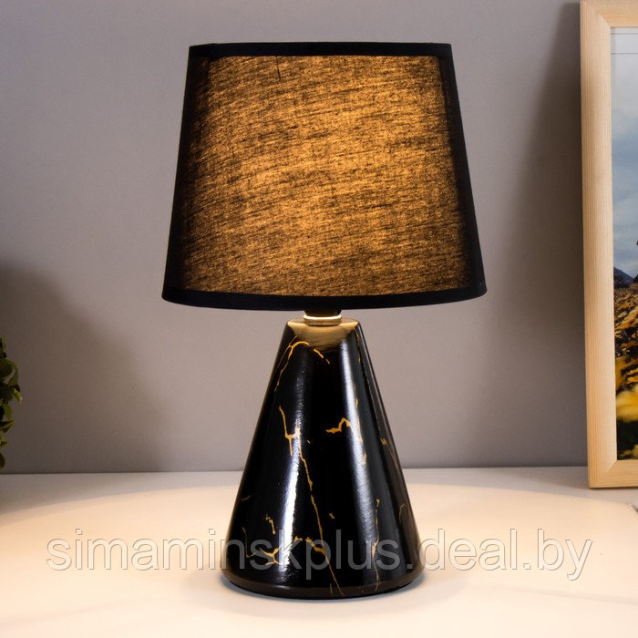 Настольная лампа "Брианна" E14 40Вт черный 32х32х52 см - фото 2 - id-p199626759