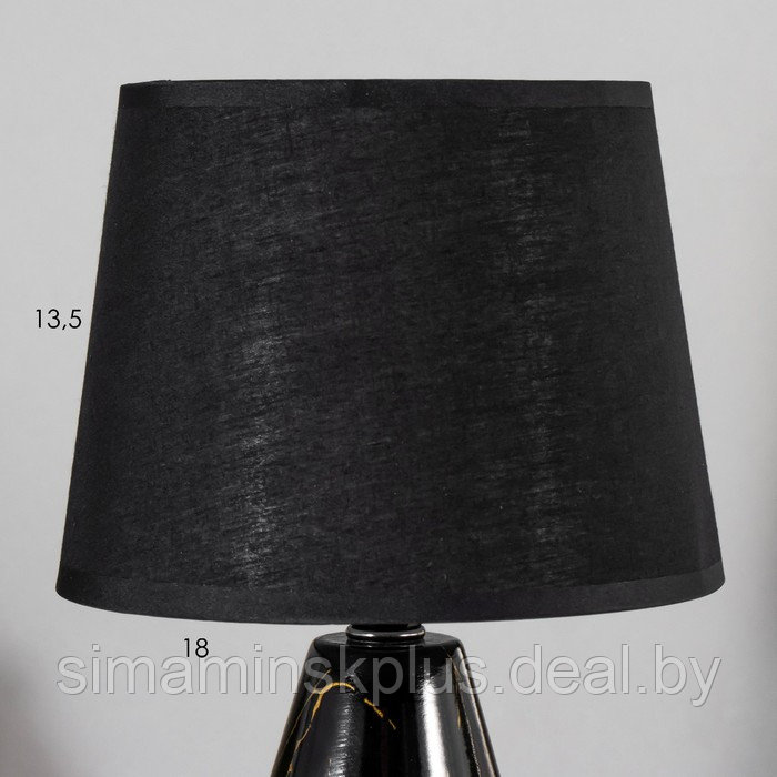 Настольная лампа "Брианна" E14 40Вт черный 32х32х52 см - фото 5 - id-p199626759