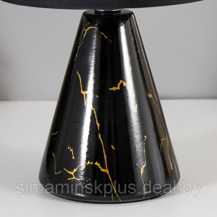 Настольная лампа "Брианна" E14 40Вт черный 32х32х52 см - фото 6 - id-p199626759