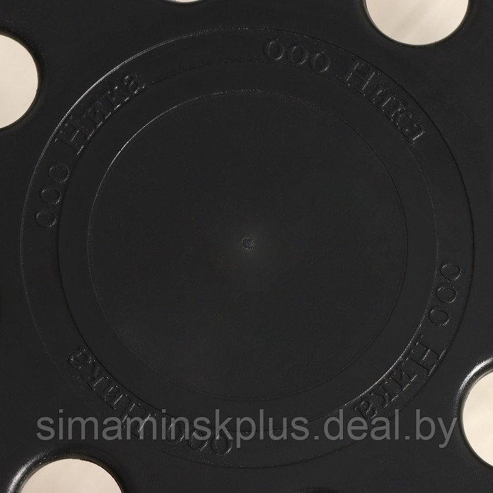 Табурет с пластмассовым сиденьем, цвет черный - фото 5 - id-p199625028