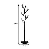 Вешалка напольная ЗМИ «Дерево», 38×38×181 см, цвет чёрный, фото 5