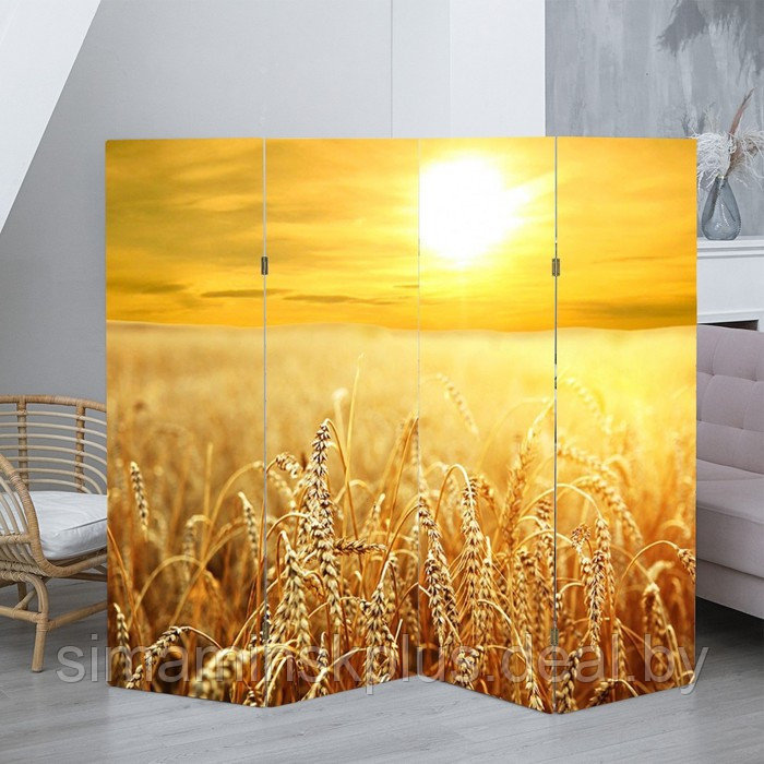 Ширма "Пшеничное поле", 200 х 160 см - фото 1 - id-p199625122