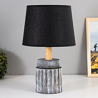 Настольная лампа "Сандра" Е14 40Вт черный 22х22х36 см