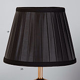 Настольная лампа "Севилья" Е27 40Вт черно-золотой 25х25х42 см, фото 4