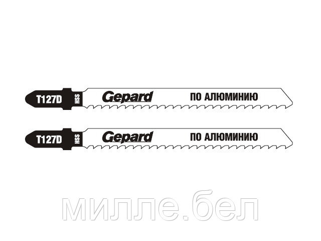 Пилка лобз. по алюминию T127D (2 шт.) GEPARD