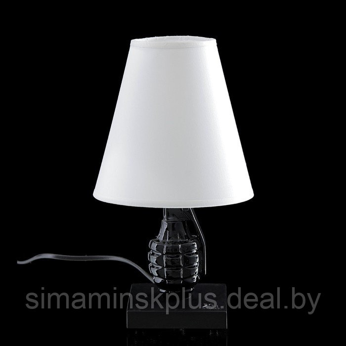 Лампа настольная "Граната" черно-белая(микс) 22 × 30 × 22 см - фото 1 - id-p199627191