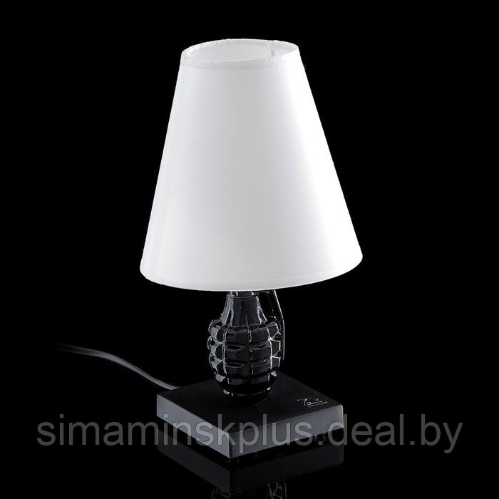 Лампа настольная "Граната" черно-белая(микс) 22 × 30 × 22 см - фото 2 - id-p199627191