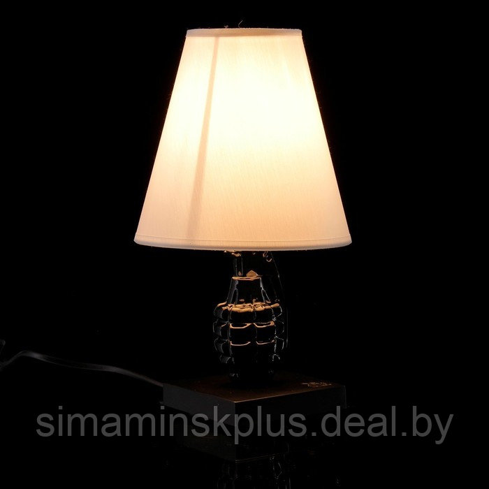 Лампа настольная "Граната" черно-белая(микс) 22 × 30 × 22 см - фото 3 - id-p199627191