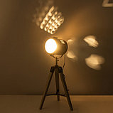 Настольная лампа "Алес" E27 40Вт бронза 24х31 см, фото 3