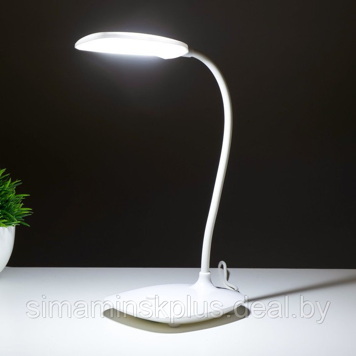 Лампа настольная "Воркер" LED 3Вт белый 10х15х37 см - фото 3 - id-p199627291
