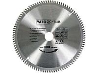 Диск пильный по алюминию 250/30 100T с твердосплавными напайками "Yato"