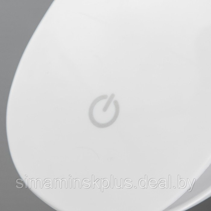 Лампа настольная сенсор на прищепке "Нуова" 3 режима LED 9Вт USB белый 12,5х7х45,5см - фото 10 - id-p199627324
