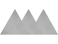 Сетка абразивная треугольная HARD 28см Р80 (3шт) "Yato"