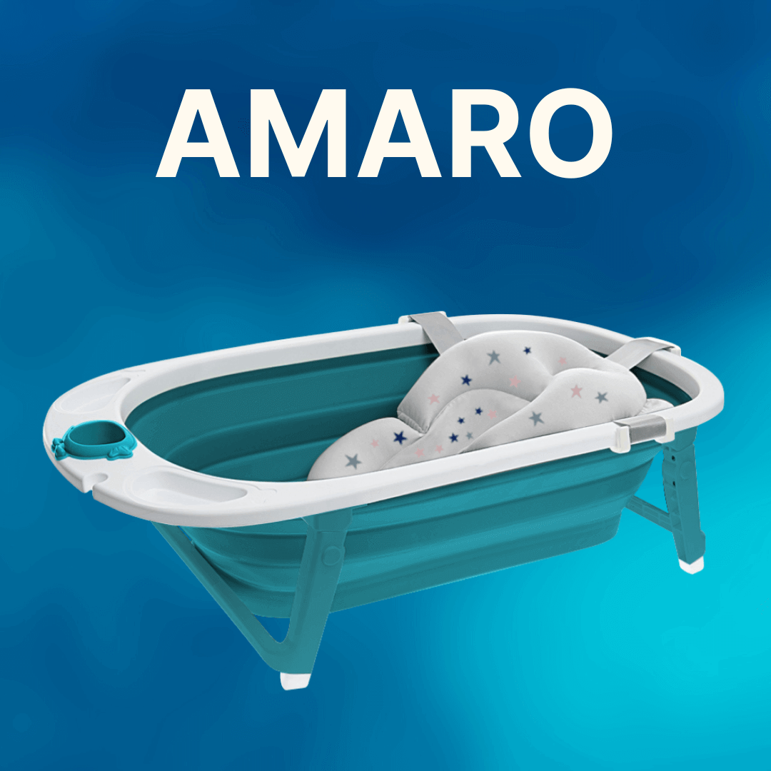 Ванночка детская складная Bubago Amaro Azure/Лазурный BG 118-1 - фото 1 - id-p199629102