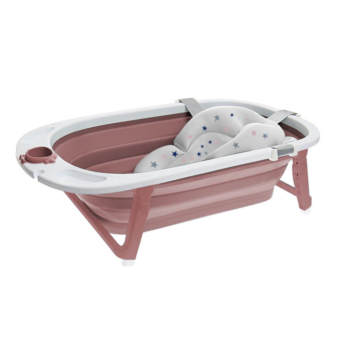 Ванночка детская складная Bubago Amaro calm pink/Спокойный Розовый BG 105-4 - фото 1 - id-p199629103