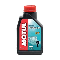 Масло минеральное для 2-х тактного лодочного мотора Motul Outboard 2T 1L