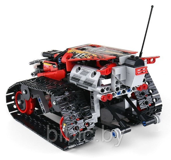 Детский конструктор Вездеход на радиоуправлении джип, на пульте управления, аналог Lego лего Technik техник - фото 3 - id-p199630359