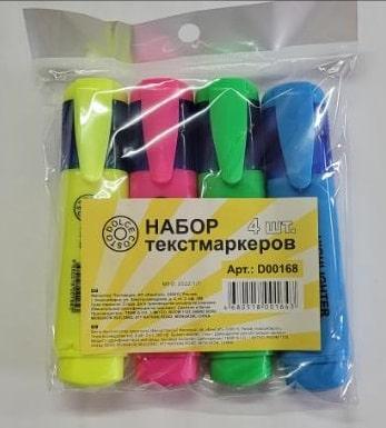 Набор текстовых маркеров | 4 цвета, фото 2