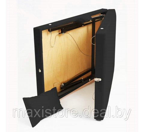 Массажный стол 190х80х70 (Черный) с подушкой - фото 6 - id-p199663819