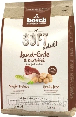 Корм для собак Bosch Petfood Soft Adult Grain Free Duck&Potatoes
