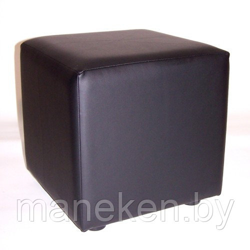 Банкетка (пуфик) куб для магазина и в прихожую BN-007(черный)