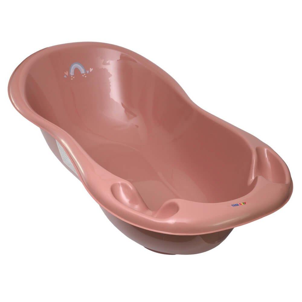 Ванночка Тега (Tega) 102см со сливом METEO Розовый ME-005 - фото 1 - id-p199665548