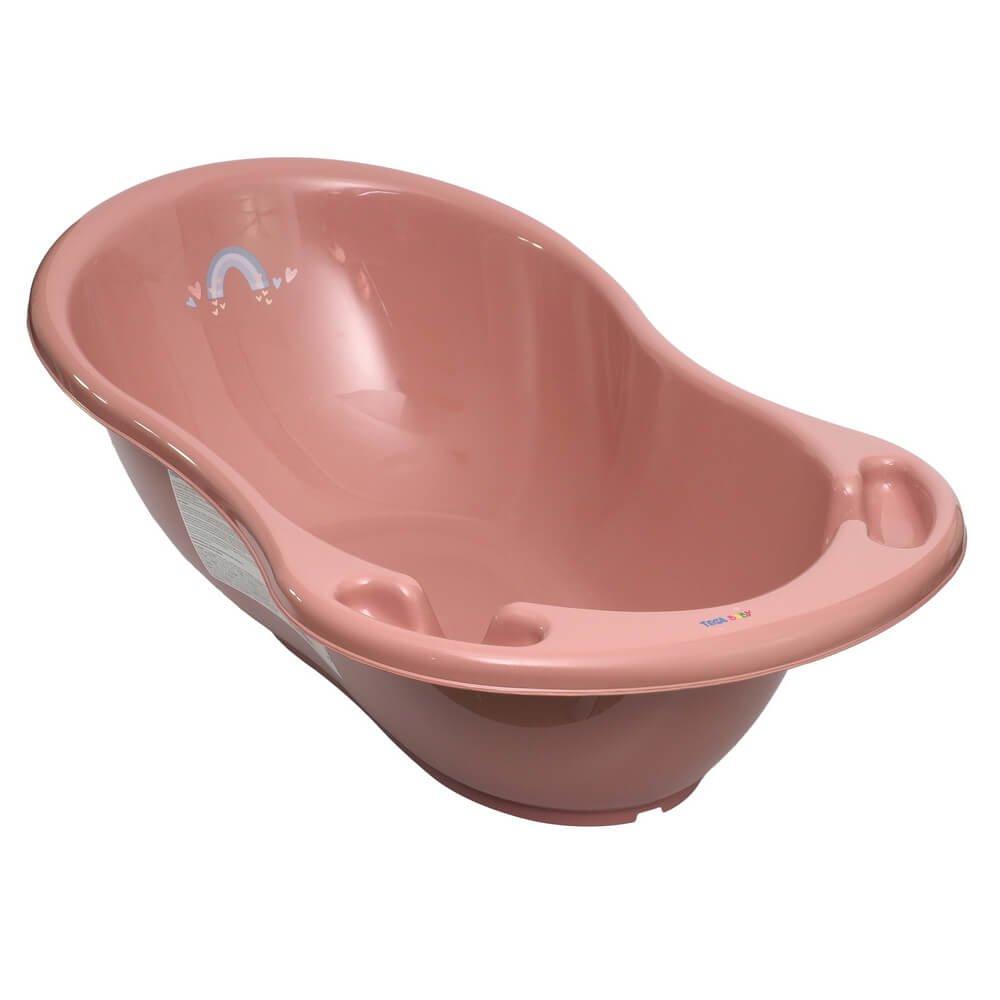 Ванночка Тега (Tega) 86см со сливом METEO Розовый ME-004 - фото 1 - id-p199665552