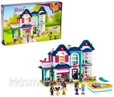 60120 Конструктор Lari Friends 60120  «Дом семьи Андреа», 814 деталей, Аналог Lego Friends 41449