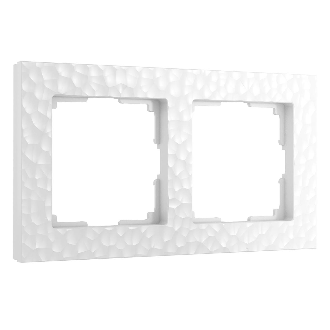 Рамка на 2 поста (белый)