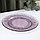 Тарелка стеклянная обеденная Magistro «Французская лаванда», d=27 см, цвет фиолетовый, фото 2