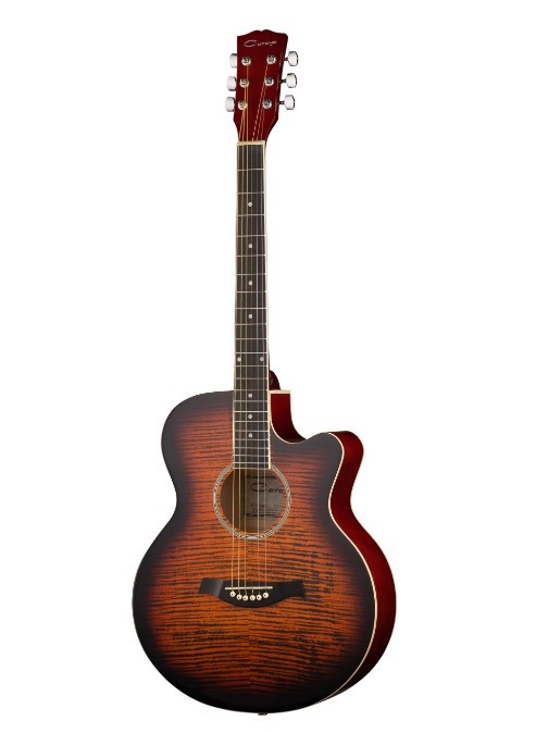 Caraya F511-BS Акустическая гитара, с вырезом, санберст
