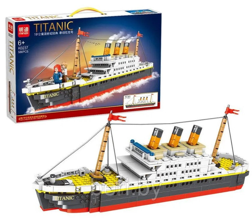 K0237 Конструктор Титаник, 586 деталей, Titanik