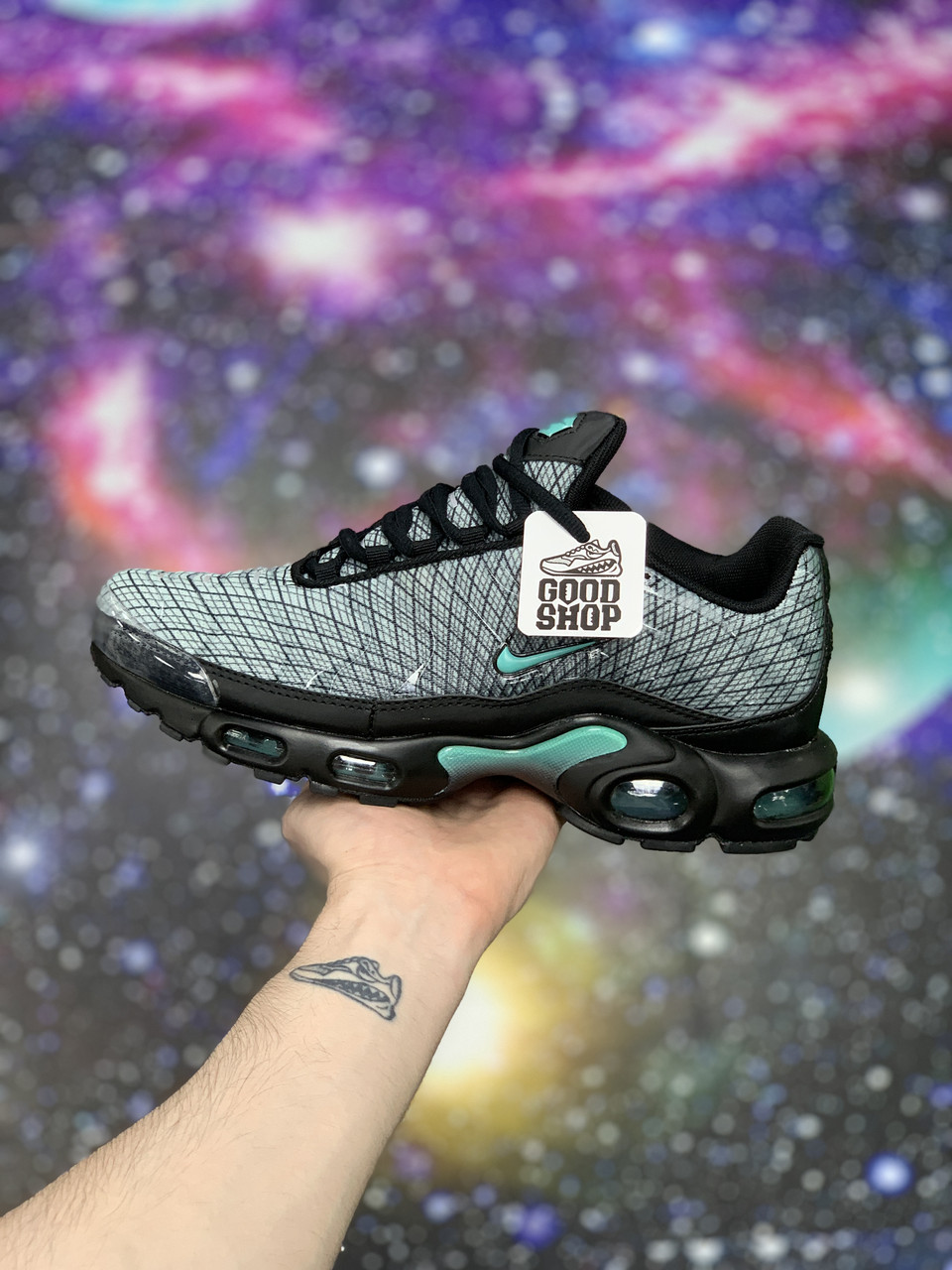 Кроссовки Nike Air Max TN+ Spirograph Black Turquoise