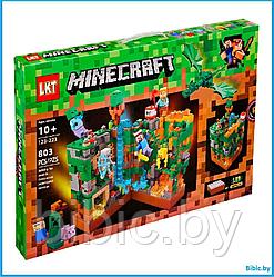 Детский конструктор Minecraft Шахта крепость Майнкрафт серия my world блочный аналог лего lego