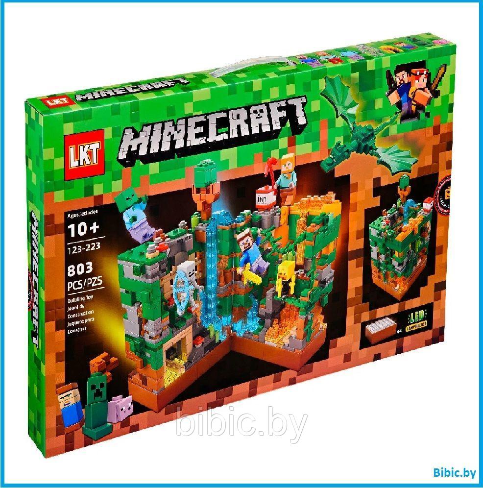Детский конструктор Minecraft Шахта крепость Майнкрафт серия my world блочный аналог лего lego, фото 1