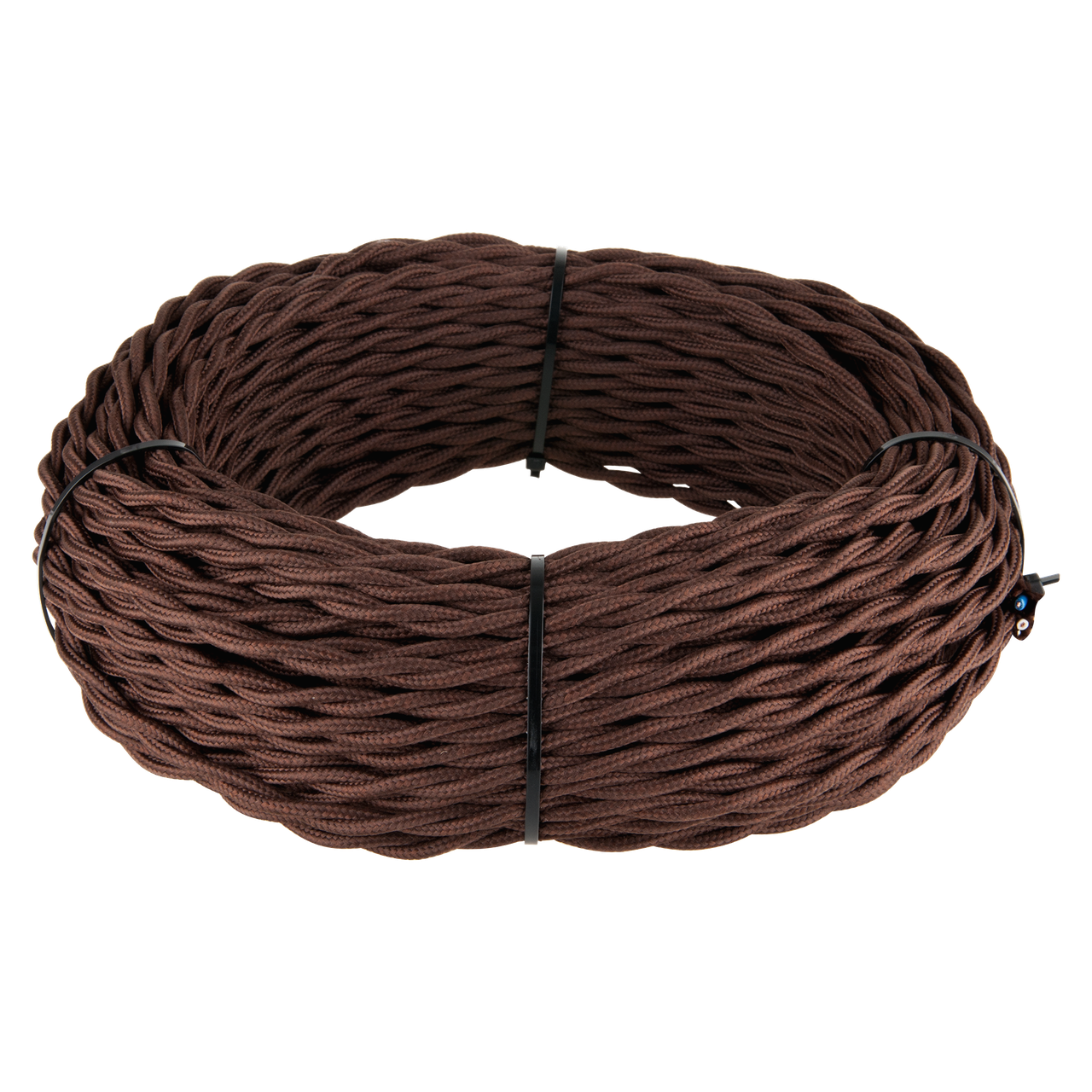 Ретро кабель витой 2х1,5 (коричневый) / W6452514 50м - фото 1 - id-p199665230